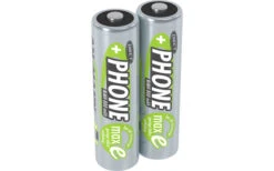 Ansmann Phone Mignon AA 800 MAh NiMH Akkubatterie Wiederaufladbar (2er Pack)