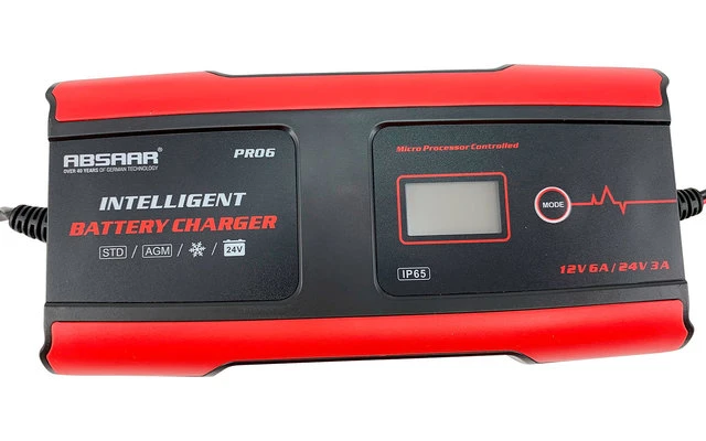 Absaar Pro6 Batterieladegerät 12 - 24 V / 6 A 1 Absaar Pro6 Batterieladegerät 12 - 24 V / 6 A