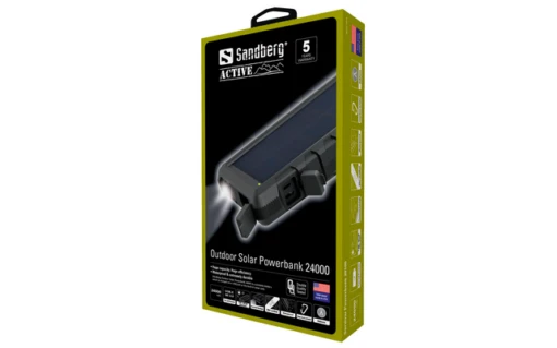 Sandberg 420-38 Outdoor Solar Powerbank Schwarz 24000 MAh -Fiamma Verkaufs-Shop 627575 4457755