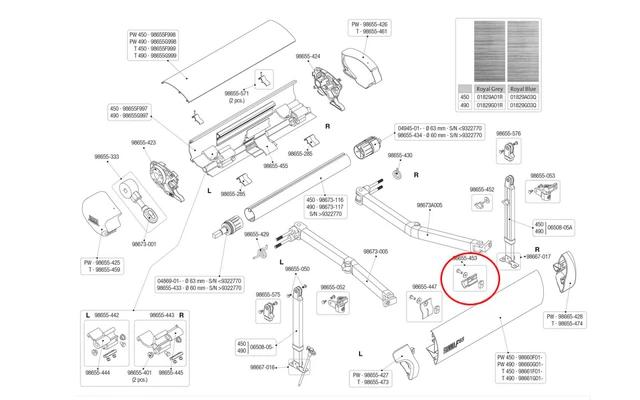 Fiamma Frontblende Walzenrutsche Für F65 Fiamma Artikelnummer 98655-453 1 Fiamma Frontblende Walzenrutsche Für F65 Fiamma Artikelnummer 98655-453
