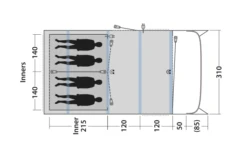 Outwell Avondale 4PA Tunnelzelt -Fiamma Verkaufs-Shop 748517 5009087